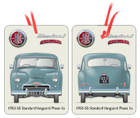 Standard Vanguard Phase 1a 1953-55 (blue) Air Freshener